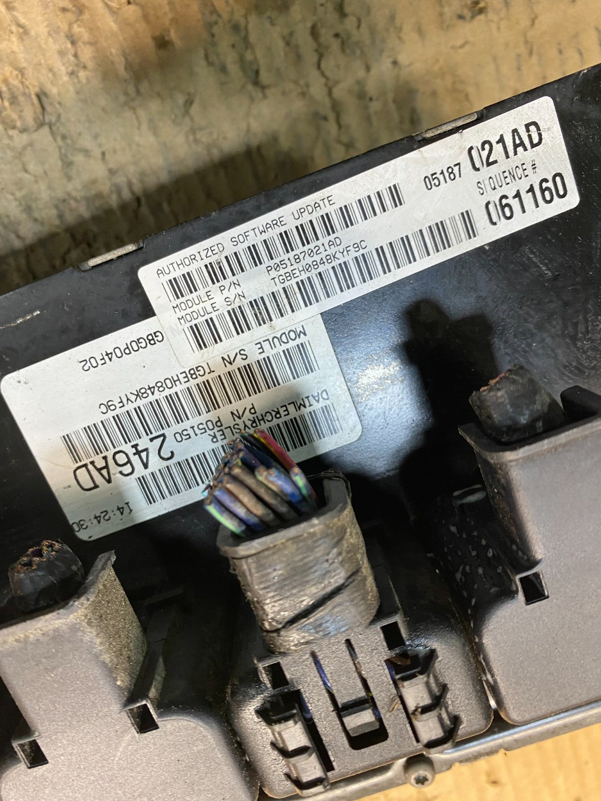 2008 2010 Dodge Charger 3.5L Engine Control P05187021AD ECM X4271 DG3