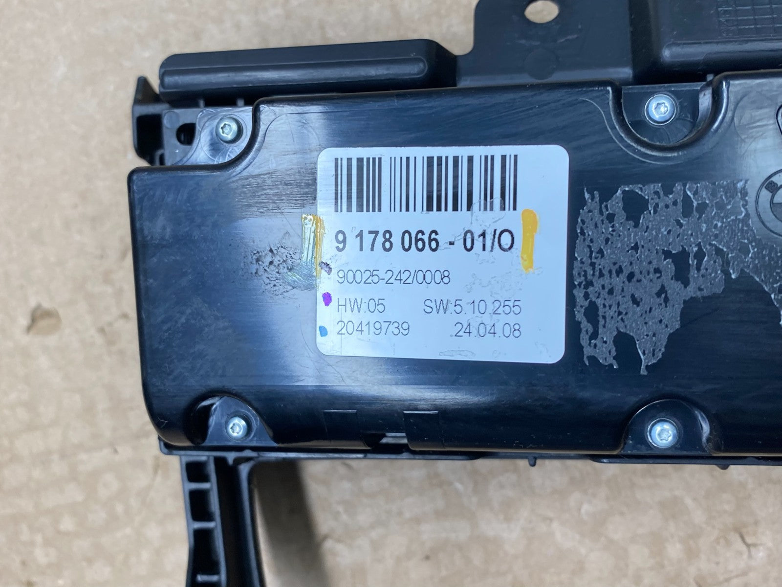 2007-2013 Bmw X5 AC Heater Climate Control Temperature Panel Trim Oem Y9939 DG5