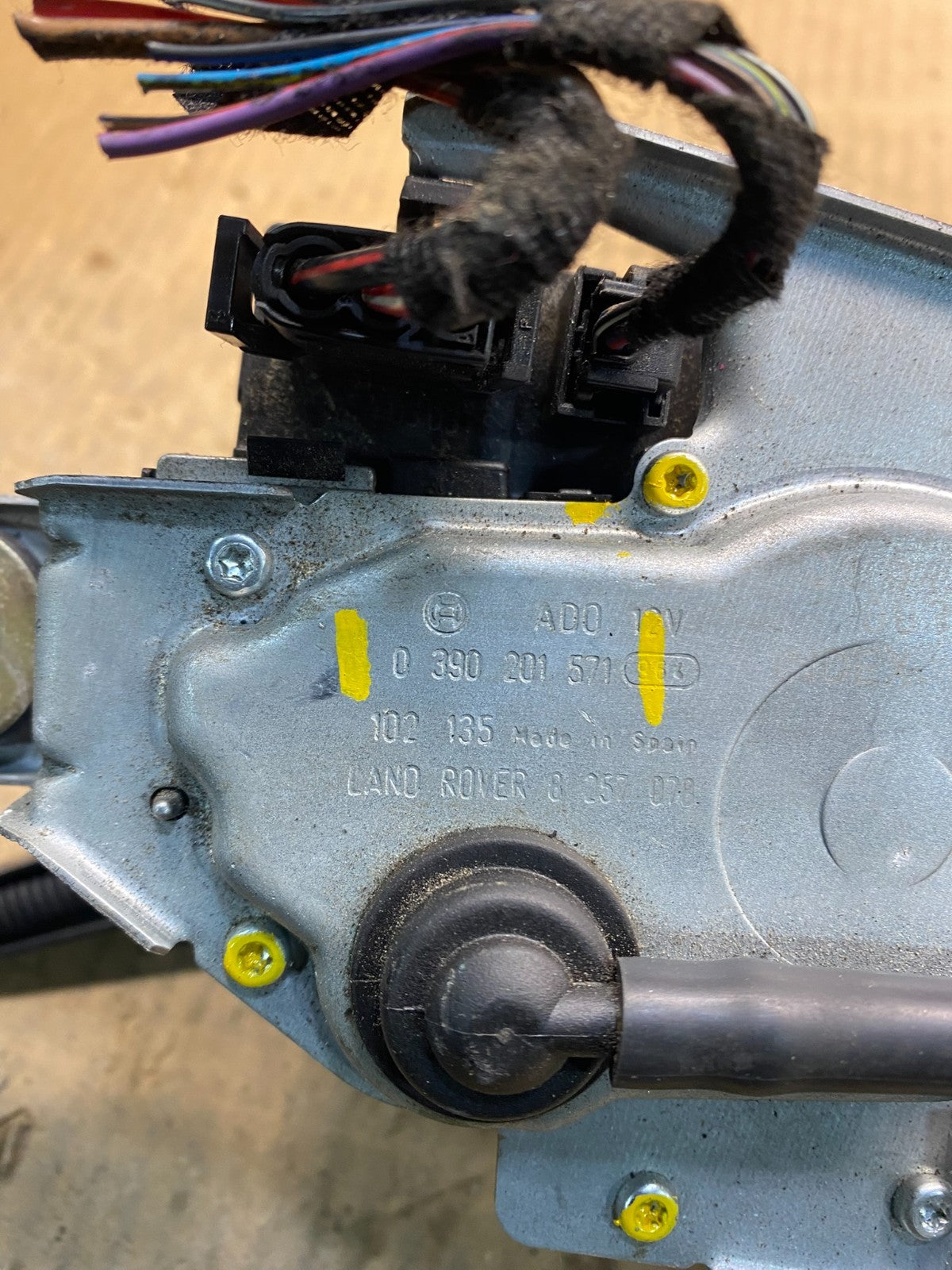 2003 to 2009 Land Range Rover Rear Glass Windshield Wiper Motor z4835 DG6