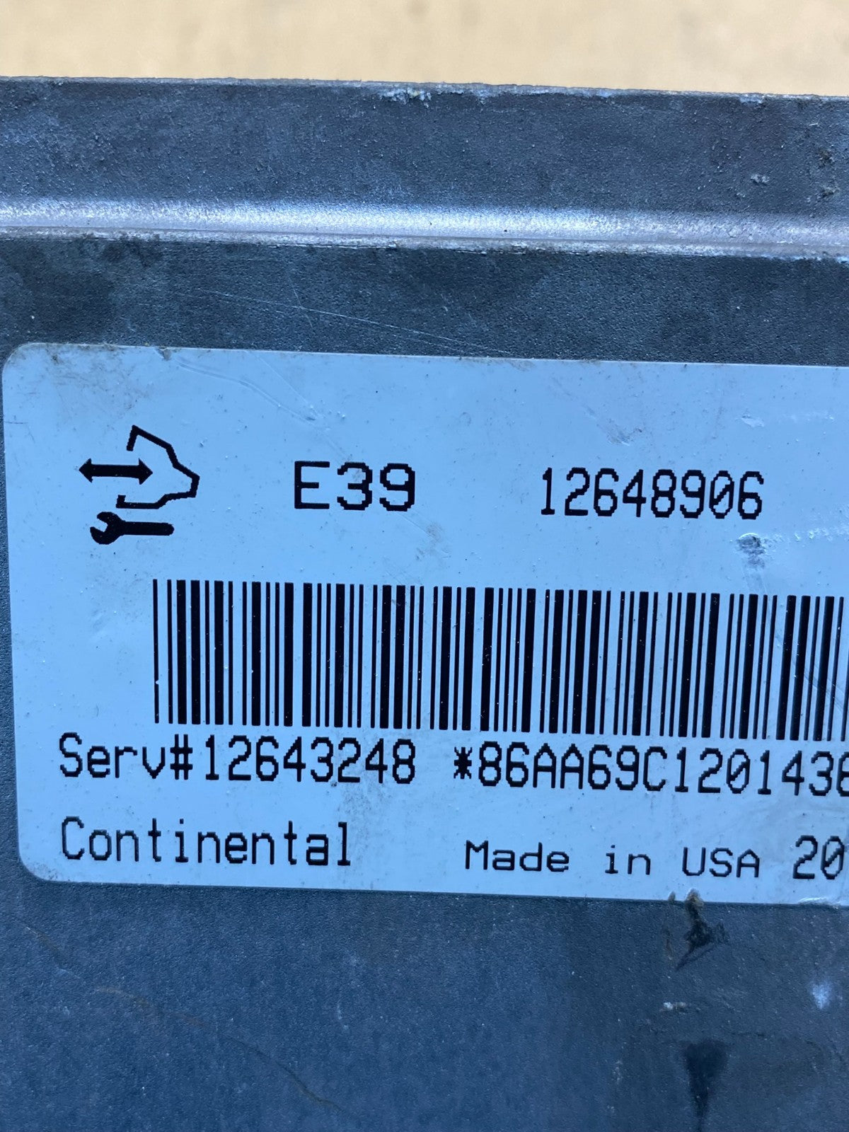 2012 - 2016 Chevrolet Equinox Ecu Engine Control Module Ecm 12648906 AI9880 DW2