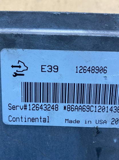 2012 - 2016 Chevrolet Equinox Ecu Engine Control Module Ecm 12648906 AI9880 DW2