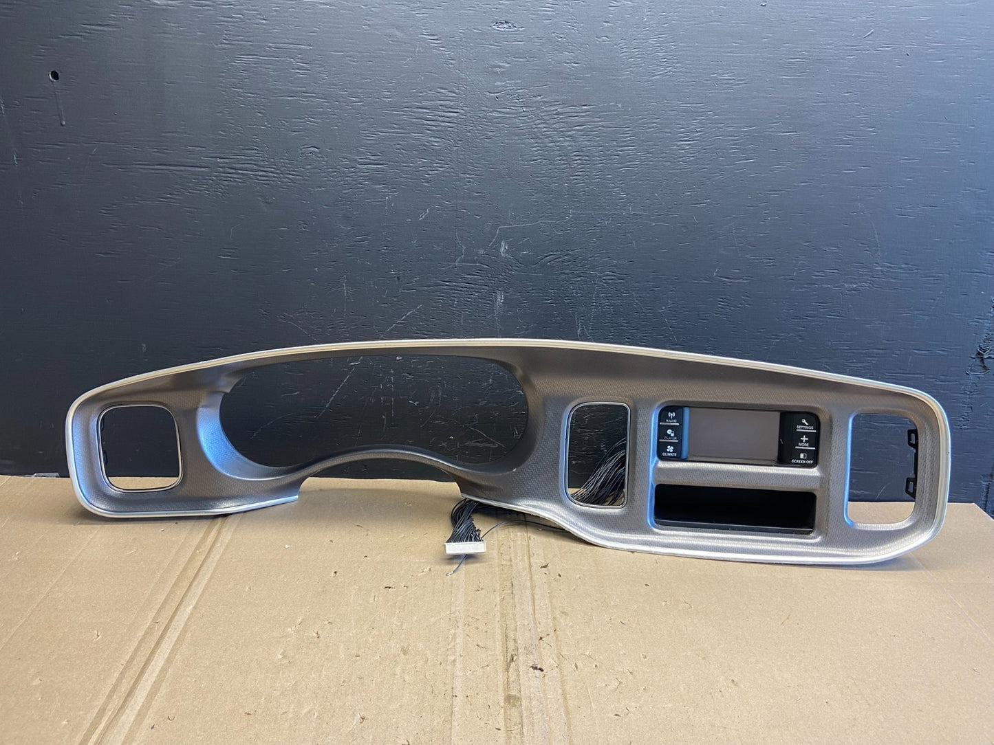 2011-2014 Dodge Charger Cluster Speedometer Radio Bezel Trim OEM AB8872 DG0
