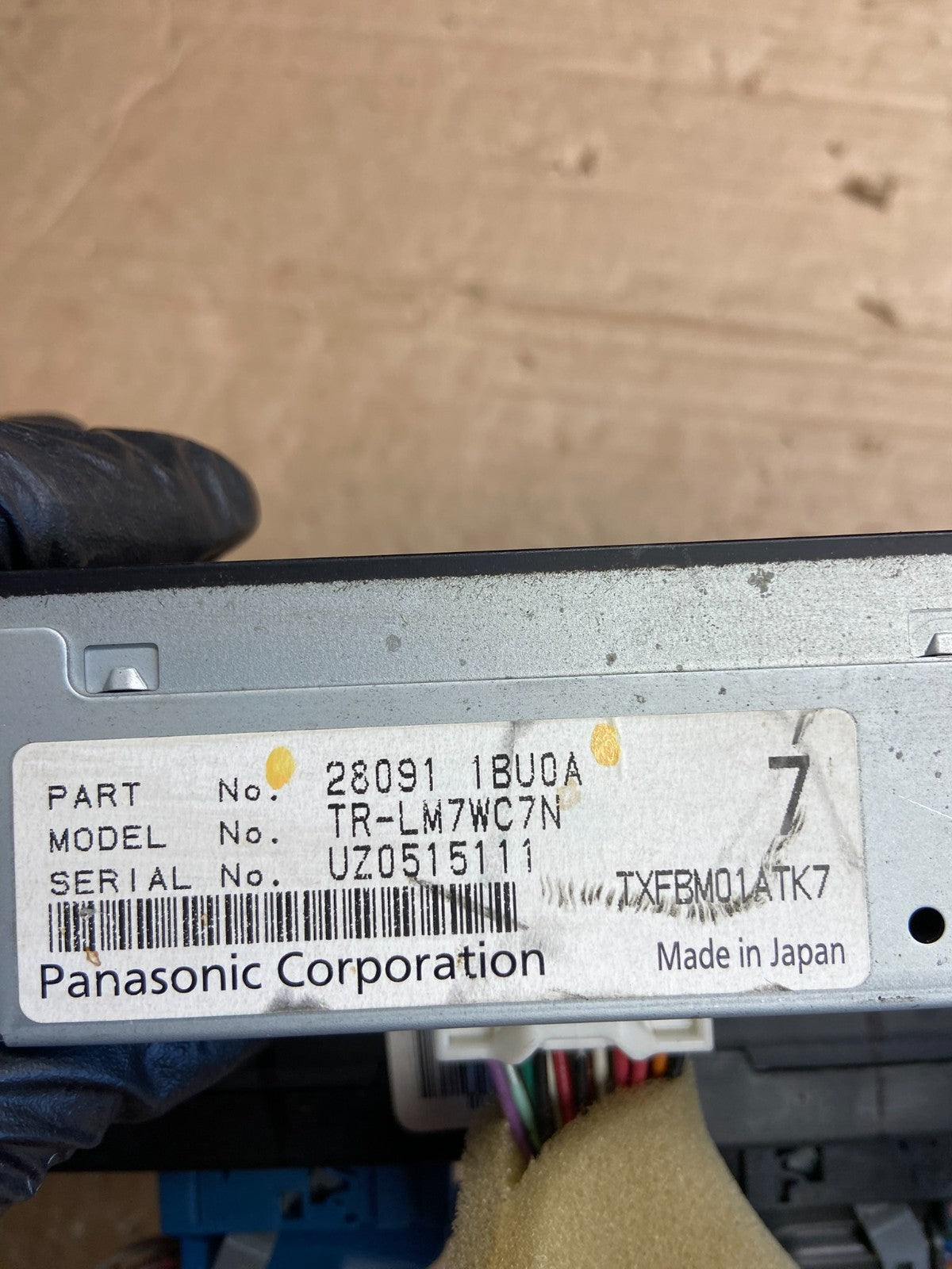 2011 - 2012 Infiniti G35 Information Display Screen 280911BU0A AF2144 DG4