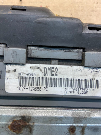2001 Ford Van E-150 5.4L Engine Control Unit ECU Module 1C2F-12A650-PC AC4464 DG2