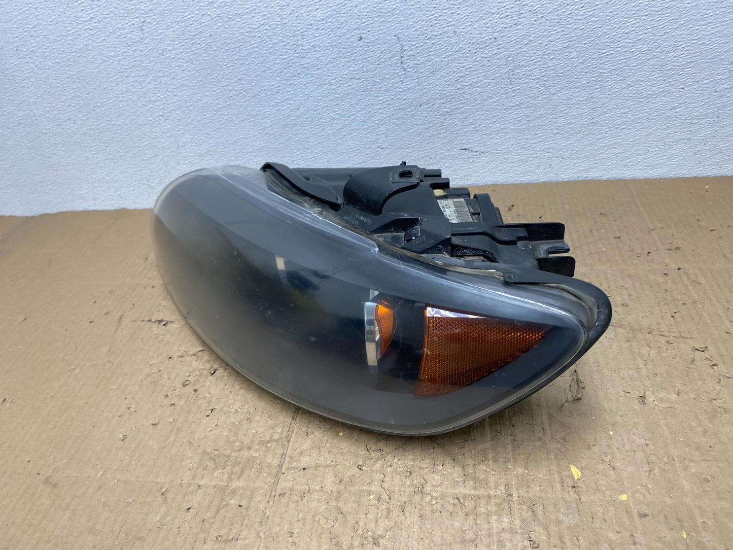 2007- 2009 Audi Q7 Left Driver LH Side Black Halogen Headlight Oem AB9912 DW1