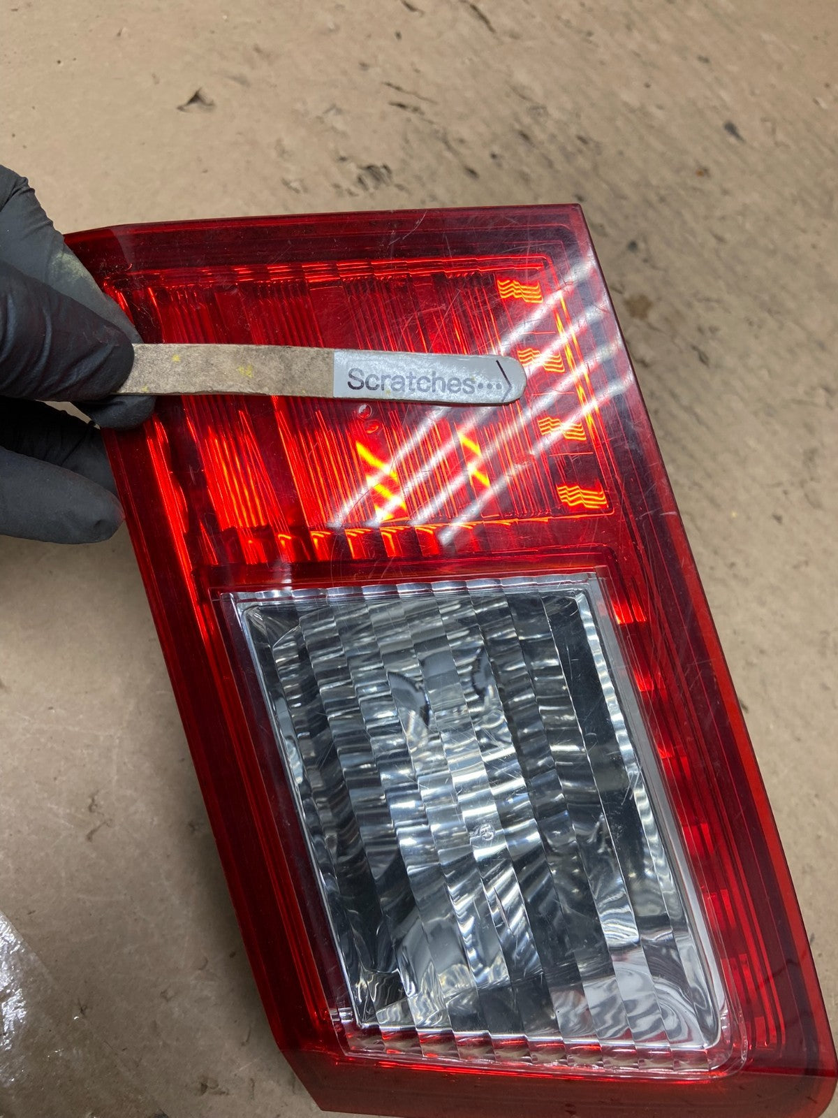 2009 to 2014 Acura Tsx Sedan Right Passenger Tail Light Inner Oem AB0236 LK3