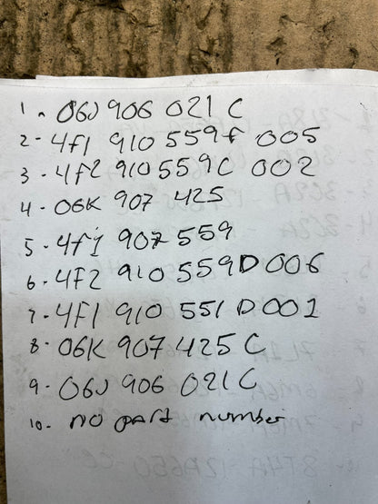 Mix of 10 Audi ECM Engine Computer Module Z85662