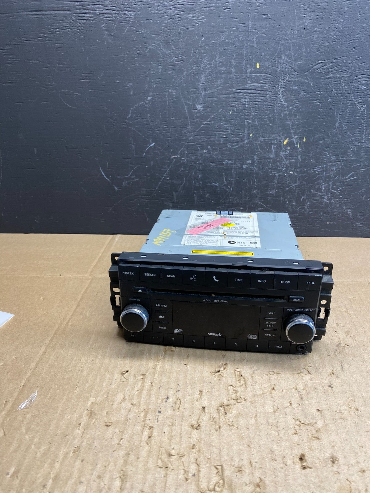 2010 Dodge Journey AM FM Radio 6 Disc CD Player Receiver AB9657 DG0