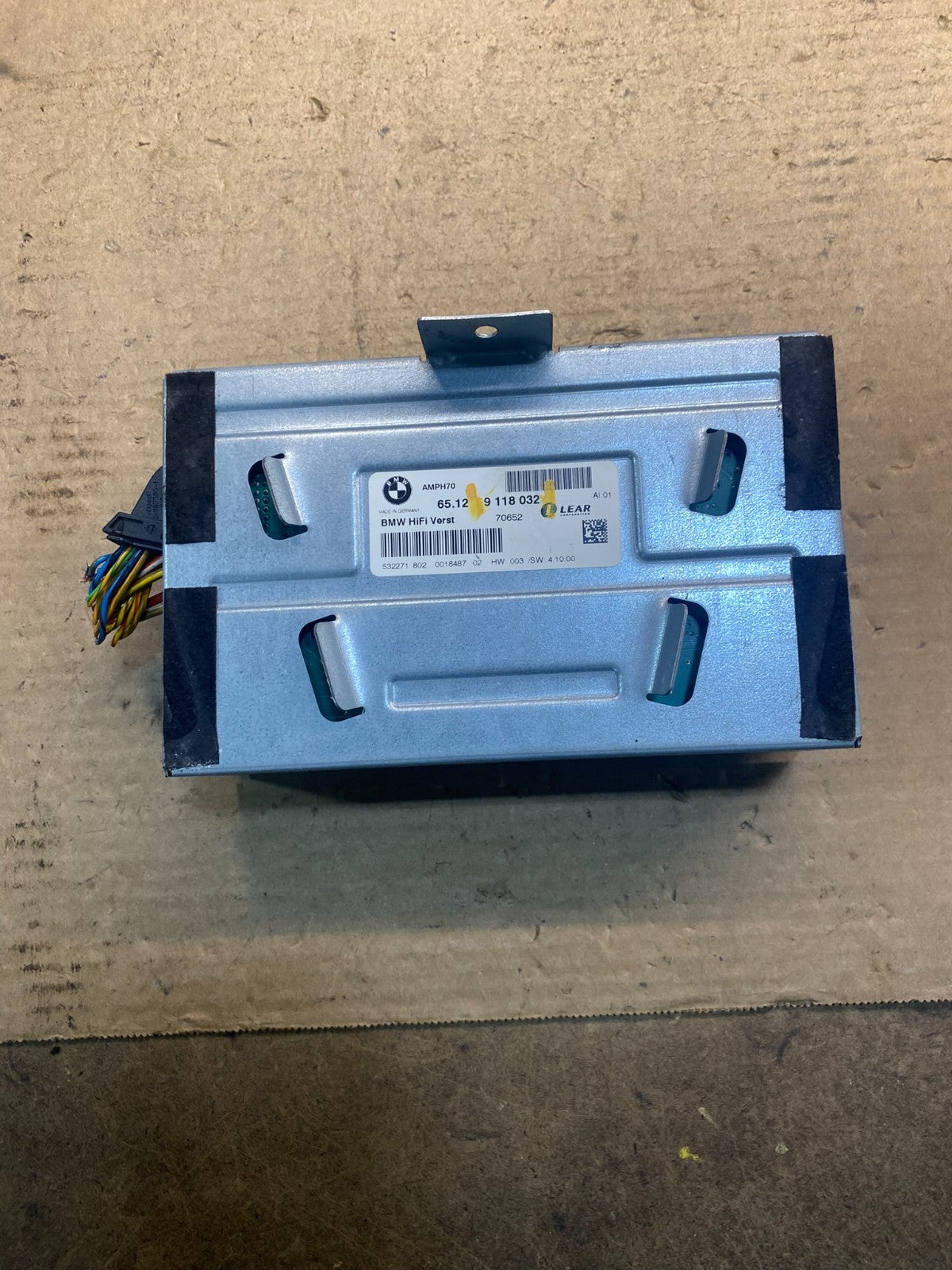 2007-2010 BMW X5 Top HiFi Lear Radio Audio Amplifier Amp OEM AA3006 DG2