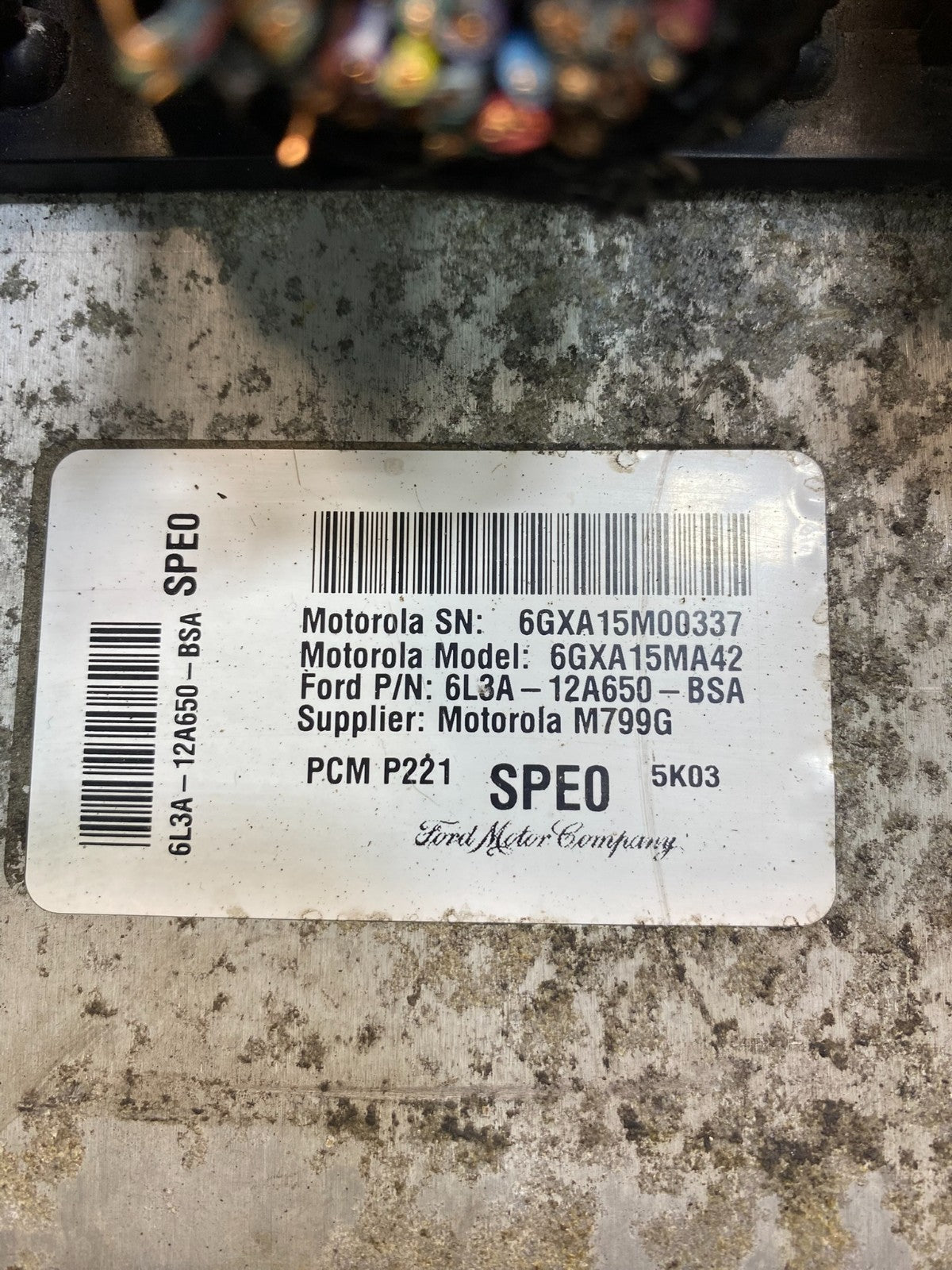 2005 2006 Ford F150 5.4L Engine Control ECU Module 6L3A-12A650-CMB ag7077 DG2