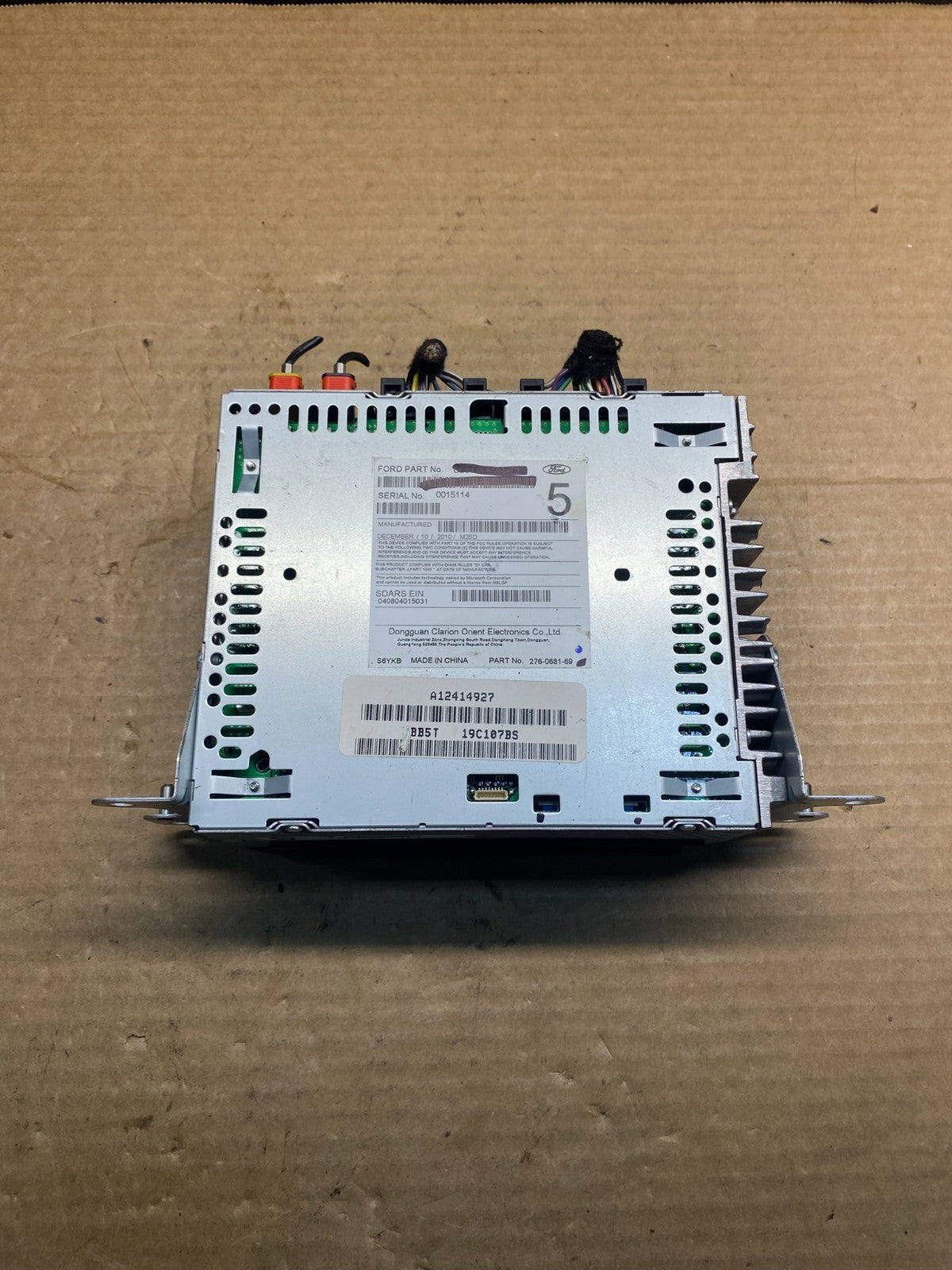 2011 Ford Explorer AM/FM Radio 1CD Player BB5T-19C107-BS AF7835 AF78354