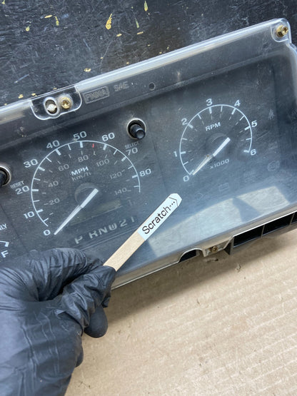 1994-1996 Ford F250 F350 GAS Instrument Gauge Cluster Speedometer ah1547 DG1