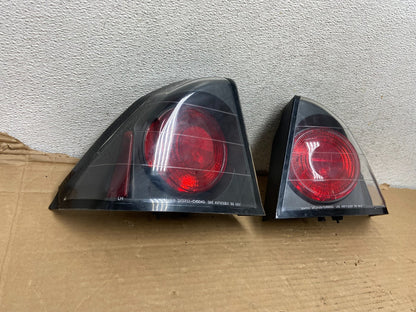 2001 2002 2003 Honda Civic Sedan Left+Right Set Black Tail Light ag9213 DG1
