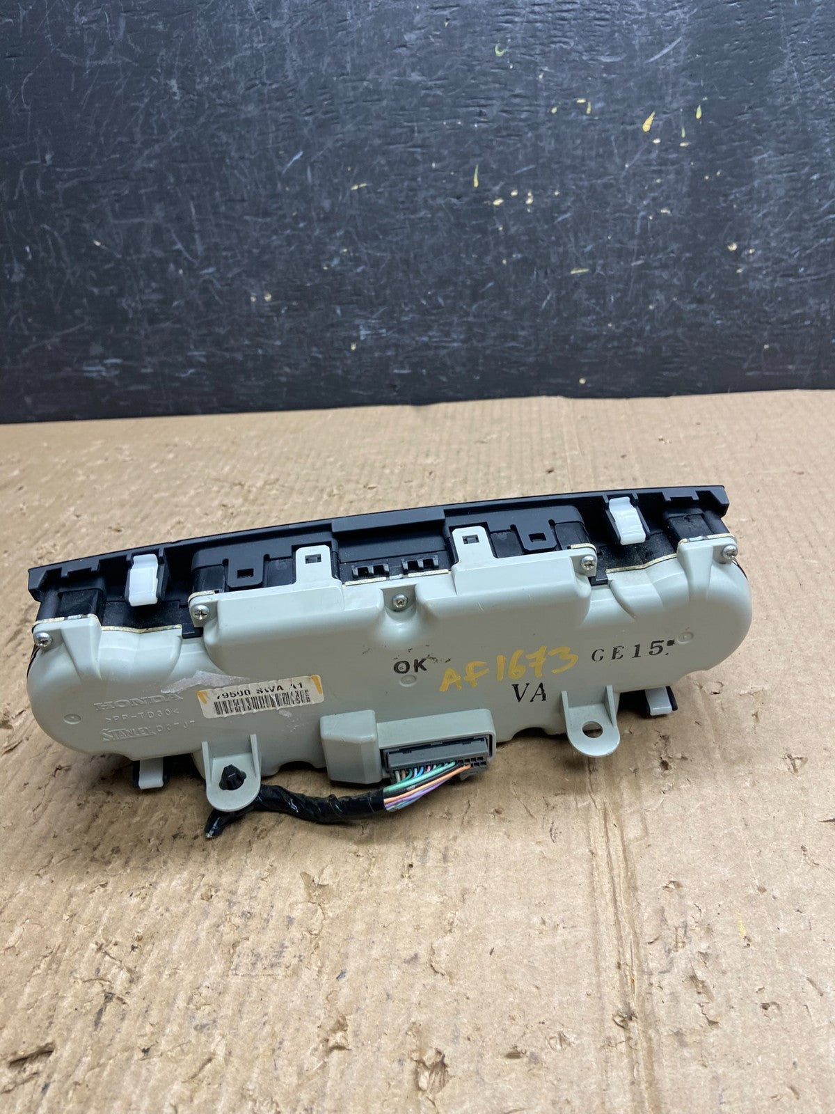 2007 to 2011 Honda CRV Manual A/C Climate Control Module 79500SWAA1 AF1673 DG3