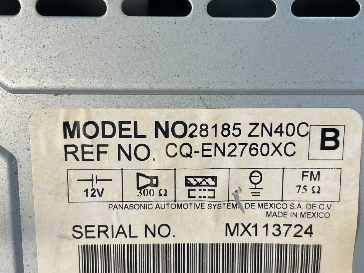 2007 to 2009 Nissan Altima Radio Cd Mp3 Player AUX Climate Control AI0490 DW8