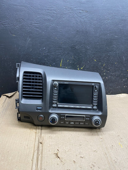 2006 - 2011 Honda Civic Radio AM/FM Climate Control Air Vent Bezel X5794 DG0