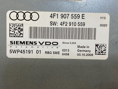 2006 to 2008 Audi A6 Engine Computer Ecu Pcm Ecm Pcu ae9873 DG2