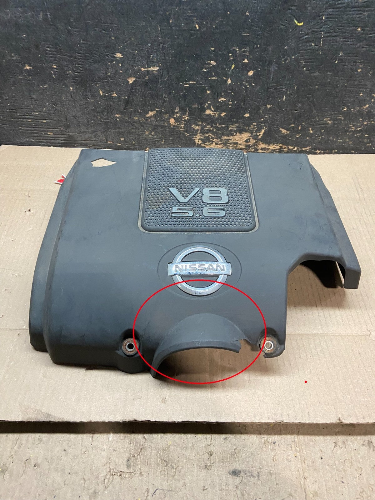 2007 to 2015 Nissan Armada Engine Cover Motor Shield x7658 DG1