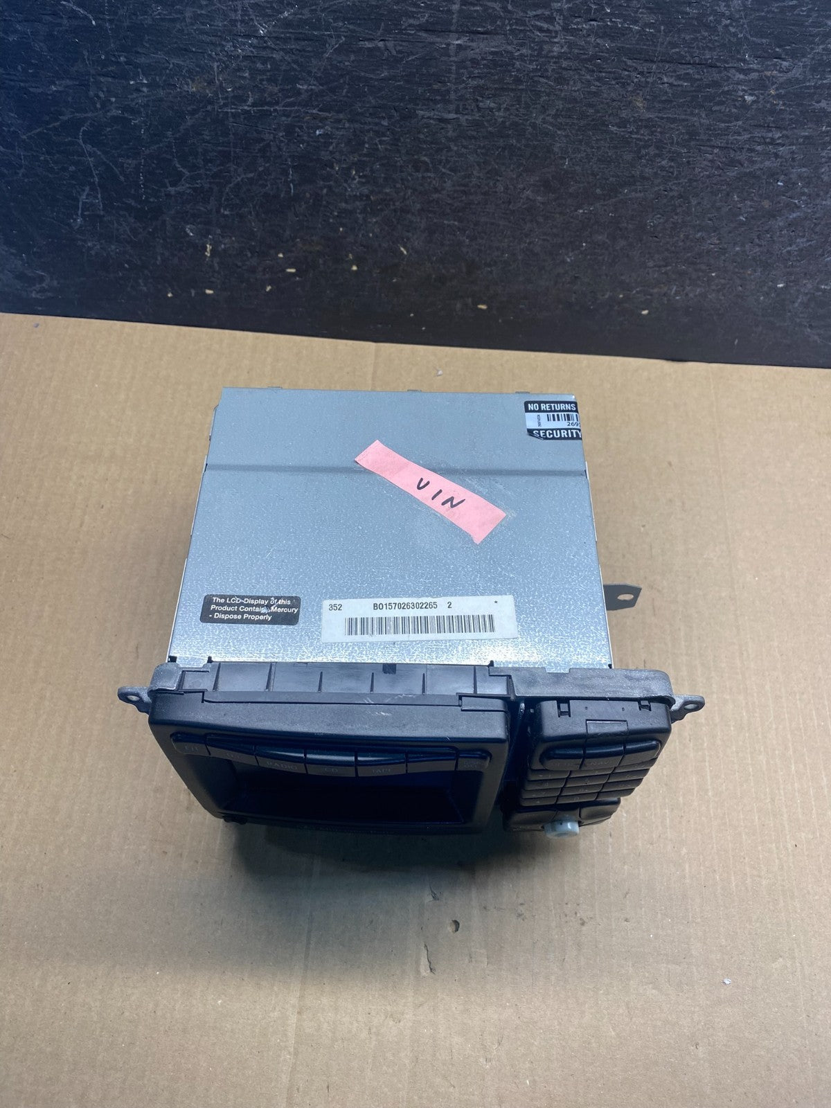 2000 2001 2002 Mercedes S430 S500 Radio Navigation Screen Display AH1739 DG4