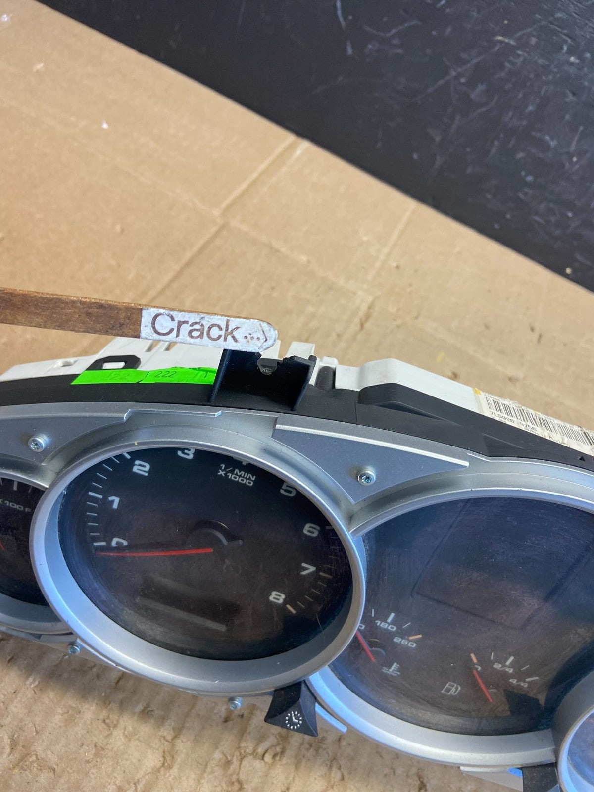 2008 2010 Porsche Cayenne Speedometer Instrument Cluster Oem AB9821 DG1