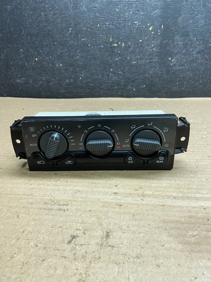 1999-2002 GMC Sierra Chevy Silverado Climate Control HVAC REAR DEF AH3752 PS0