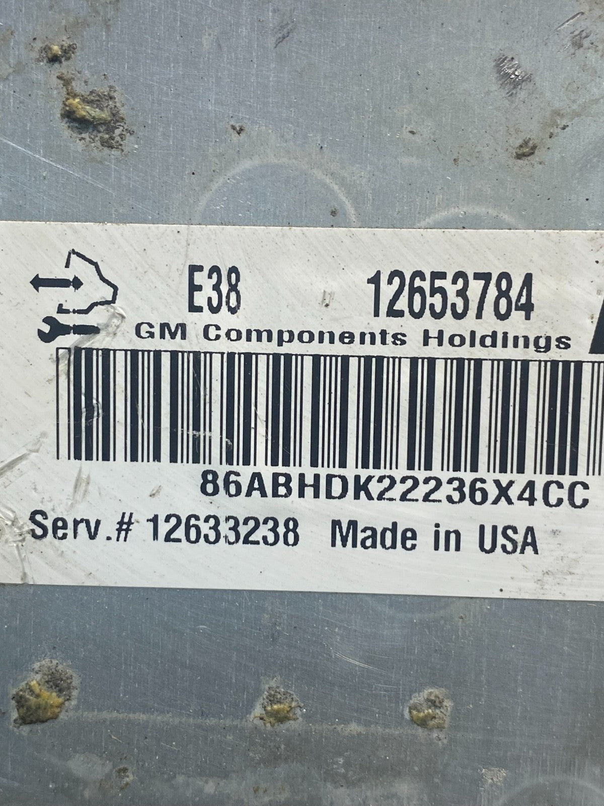 2010 - 2013 GMC Sierra 5.3L Engine Control Module ECM ECU AH7177 DW2