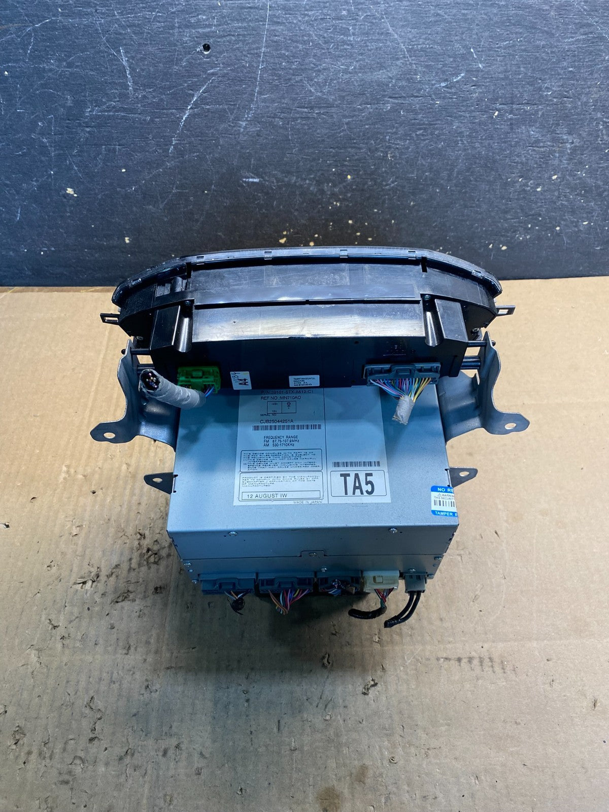 2010 to 2013 Acura Mdx Radio Stereo 6 CD Player Climate Control Pan OE ab0307 DG4