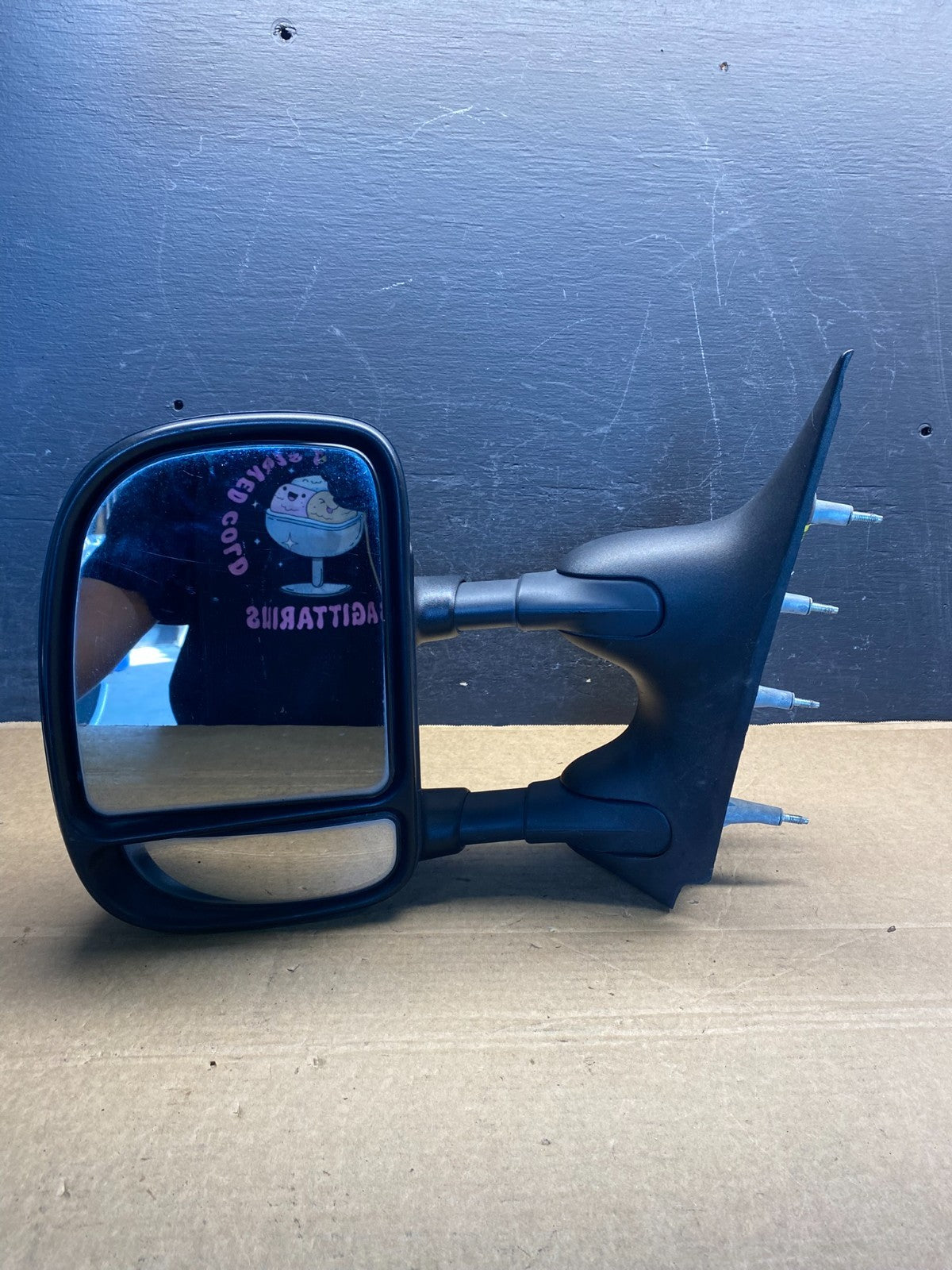 2002-2008 Ford E150 E250 Van Left Driver Door View Two Arm Mirror AF7636 DG7