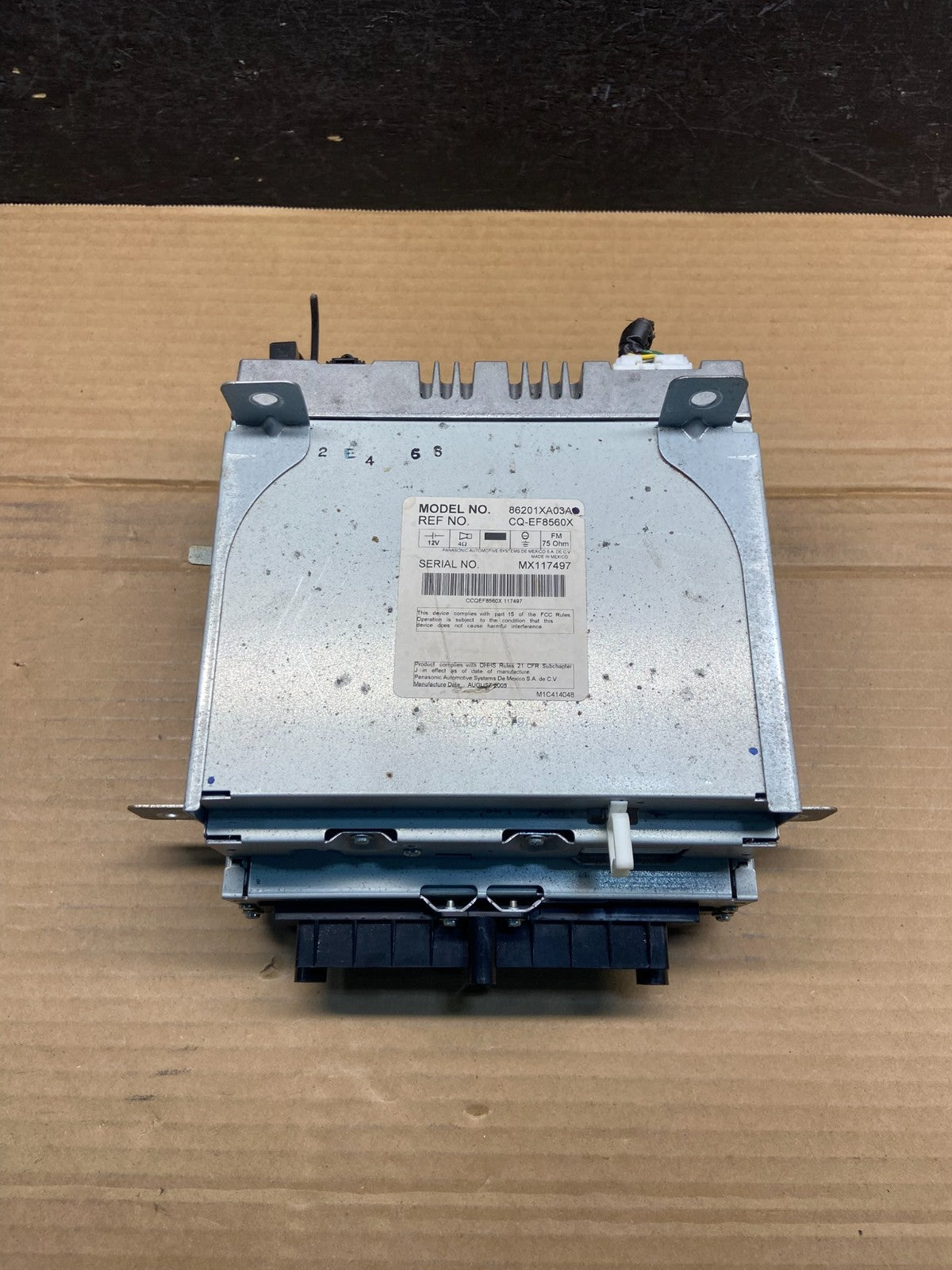 2006 Subaru Tribeca CD Player Radio Receiver Control AE2533 DG3