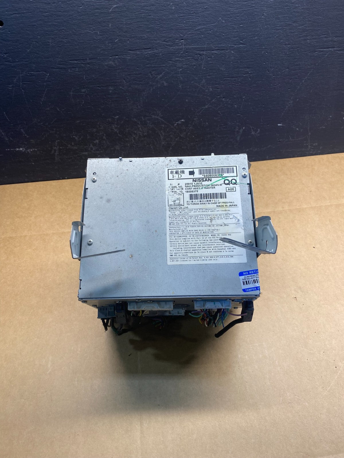 2011 - 2013 Nissan Murano Maxima M35 M37 BOSE Radio CD Navigation AC2723 DG3