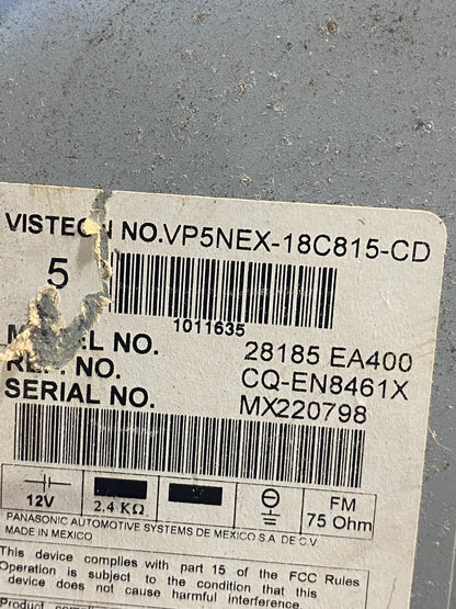 2005 to 2007 Nissan Xterra AM FM CD Player Radio Receiver AD1729 DG6