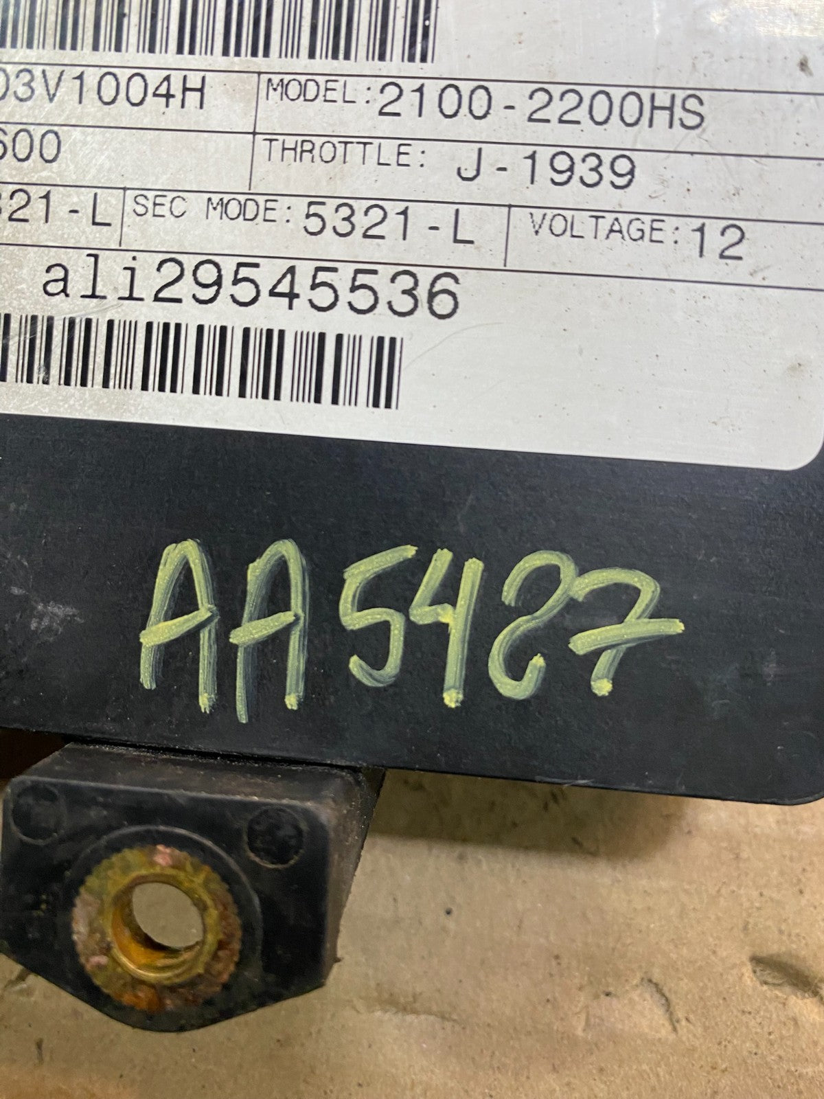 29545536 Allison TCM Transmission Control Module Computer Auto  OEM AA5427 DG3