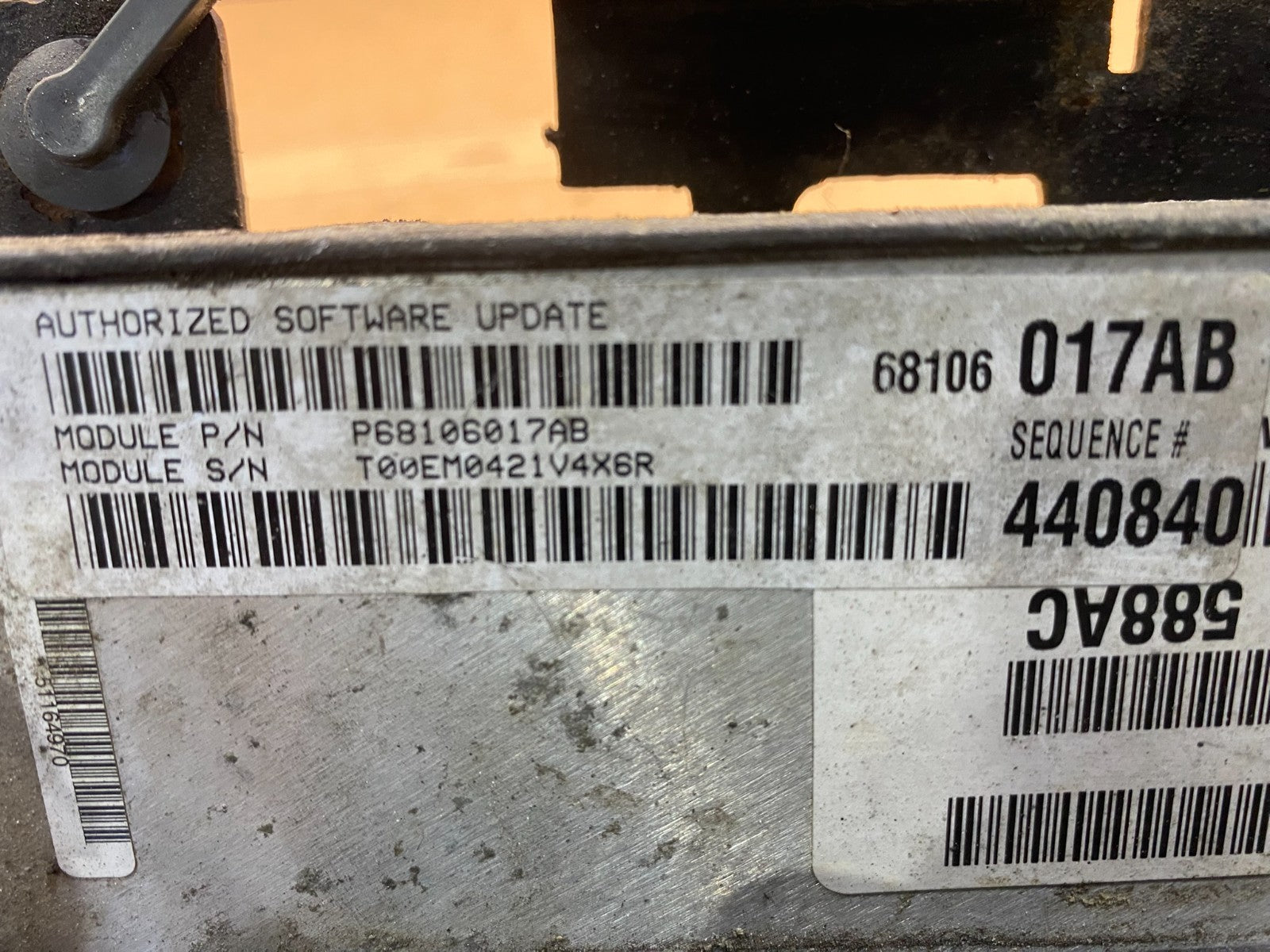 2011 Jeep Grand Cherokee 3.6L ECM ECU Engine Control Computer Modul AC4422 DG2