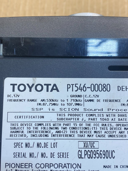 2005-2010 Scion xB xD tC Am Fm Cd Player Radio Receiver ad1492 DG6