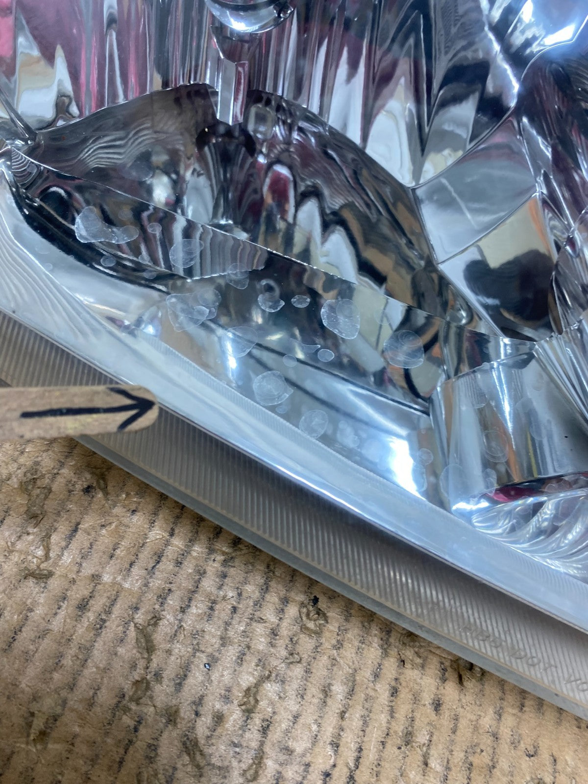 2002 - 2003 Mitsubishi Lancer Right Passenger Side Headlight Halogen AE2704 DW4