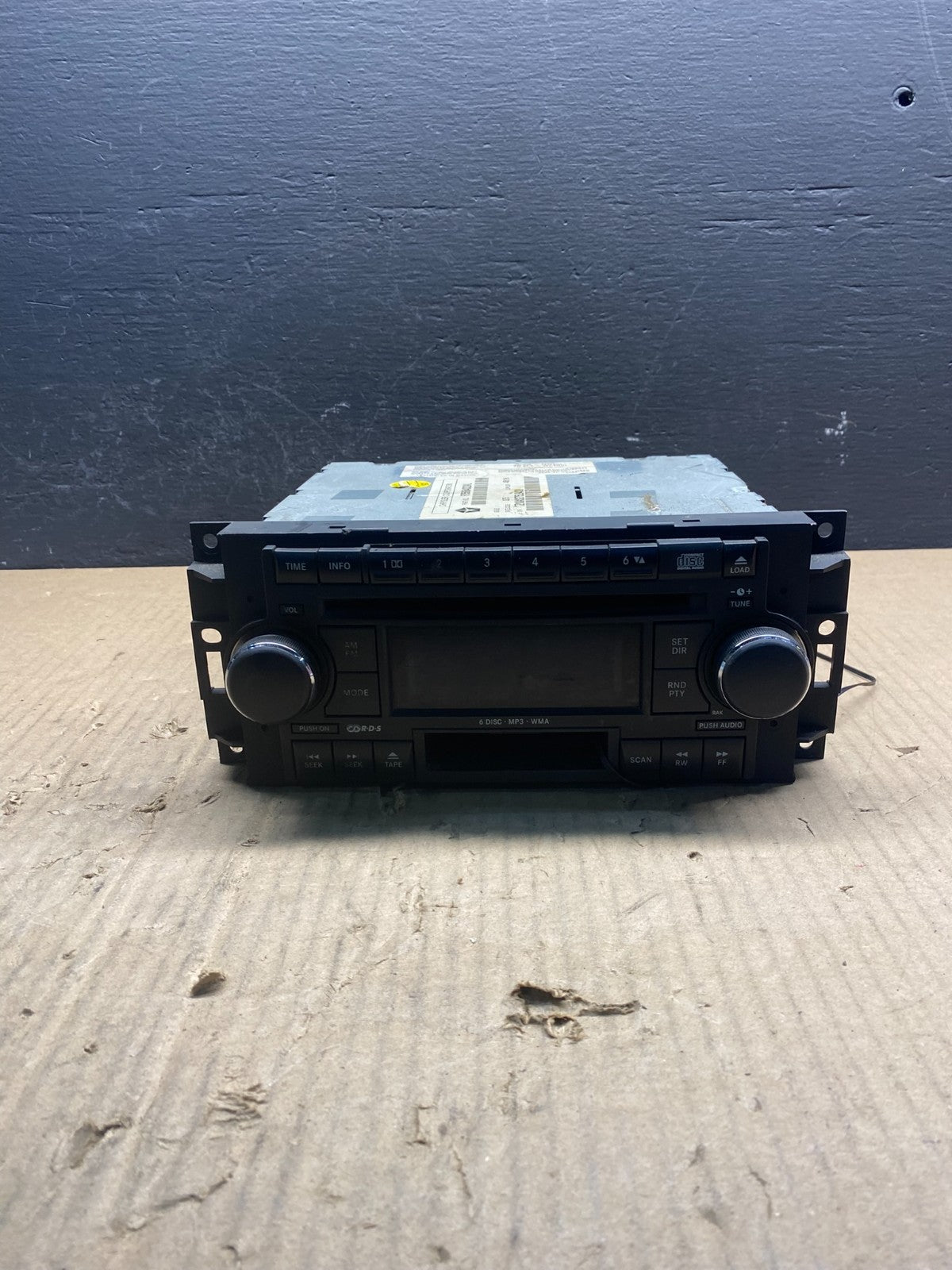 2007-2012 Chrysler Dodge Jeep Ram Radio CD MP3 AUX Receiver AC2431 DG0