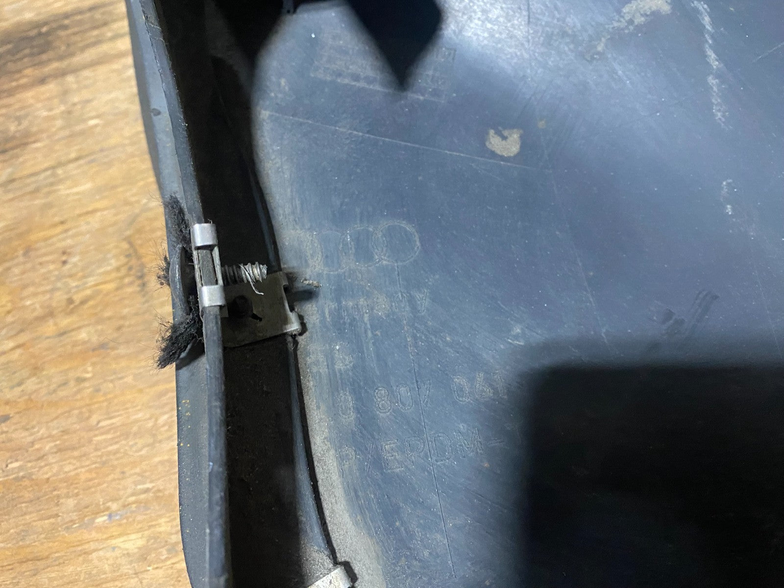 2007 to 2009 Audi Q7 front bumper cover lower spoiler valance trim T131210