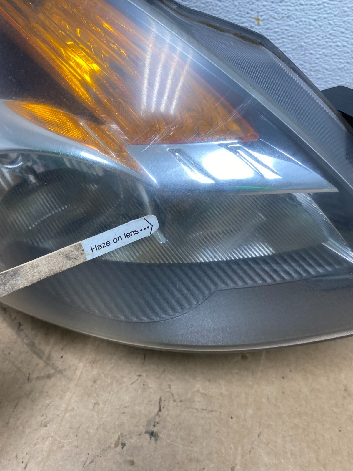 Sedan 2007 to 2009 Nissan Altima Right Passenger Halogen Headlight AD6256 DW4