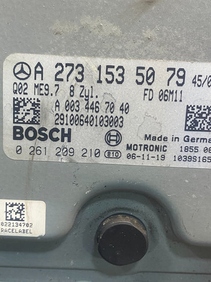 2007 - 2011 Mercedes CL550 S550 ECU ECM Engine Control Module Unit AE4746 DG2