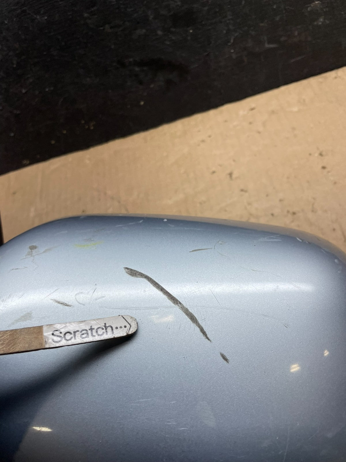 2004 to 2007 Volkswagen Touareg Left Door Power View Door Mirror OEM Q6368 DG7