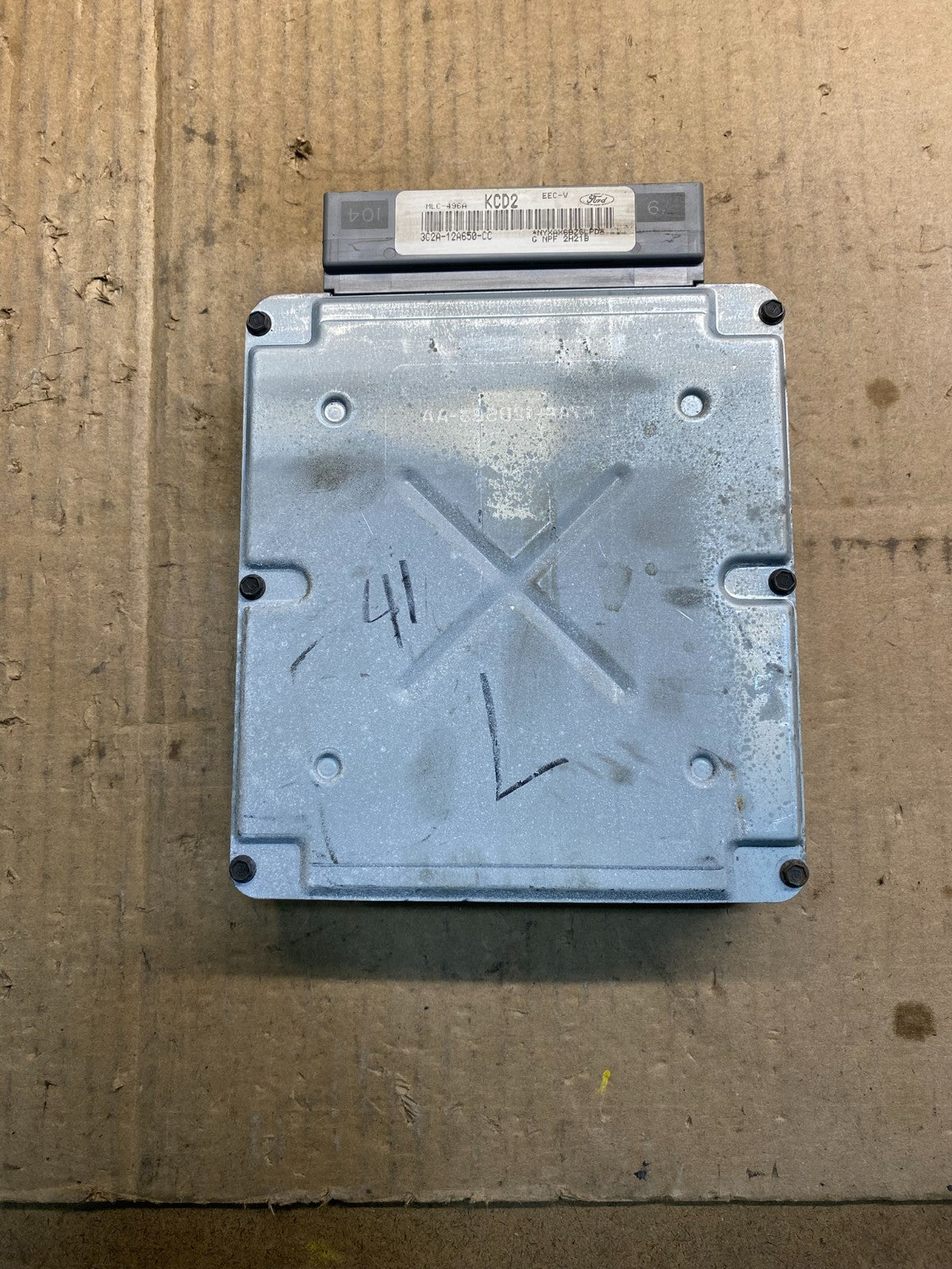 2003 Ford Van E150 5.4L Engine Control Module  ECU 3C2A-12A650-CC AA7850 DG1
