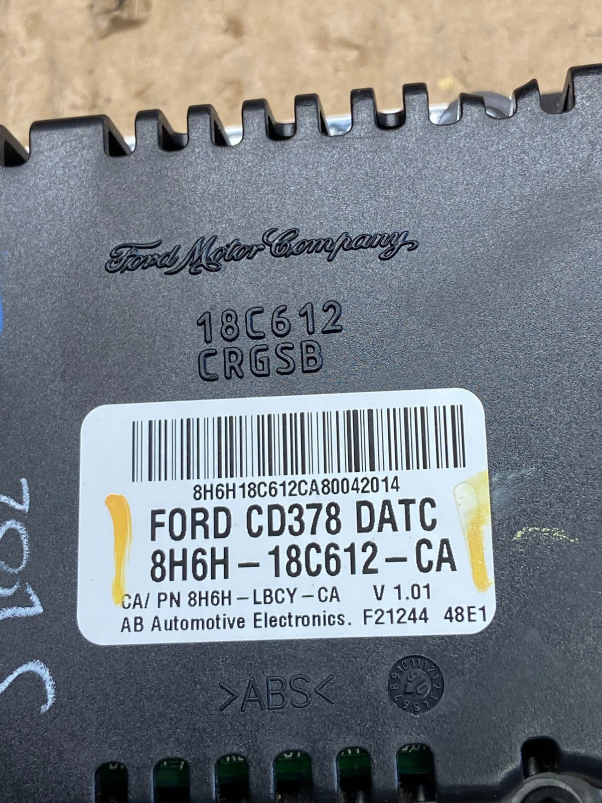 2007 2008 2009 Lincoln Mkz Hvac Climate Control Panel AD1984 DG7