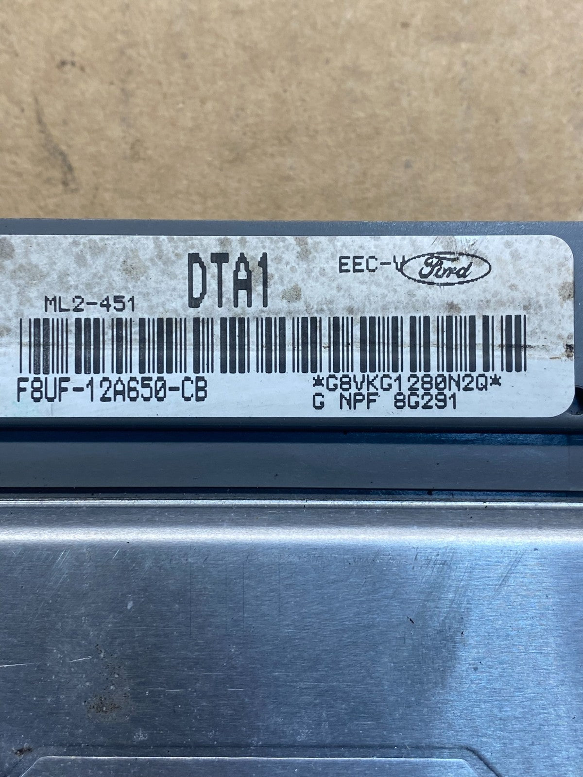 1998 Ford E150 4.2L Engine Control Module Computer ECM ECU ag7215 DG2