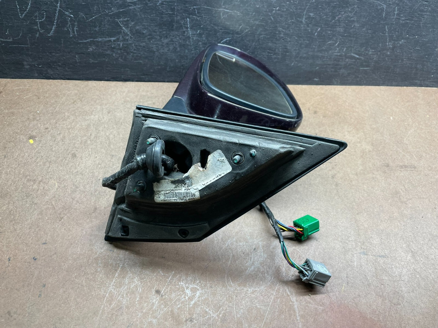 2008-2012 Buick Enclave Left Driver Heat Door Turn Sg Mirror OEM i1669 TWO PLUGS5