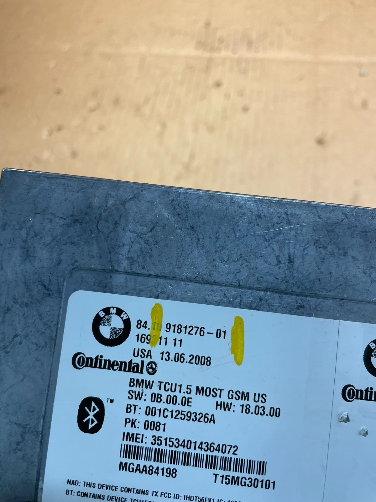 2006 to 2010 Bmw Bluetooth  Control Module Computer Telematics OEM u2170 DG5