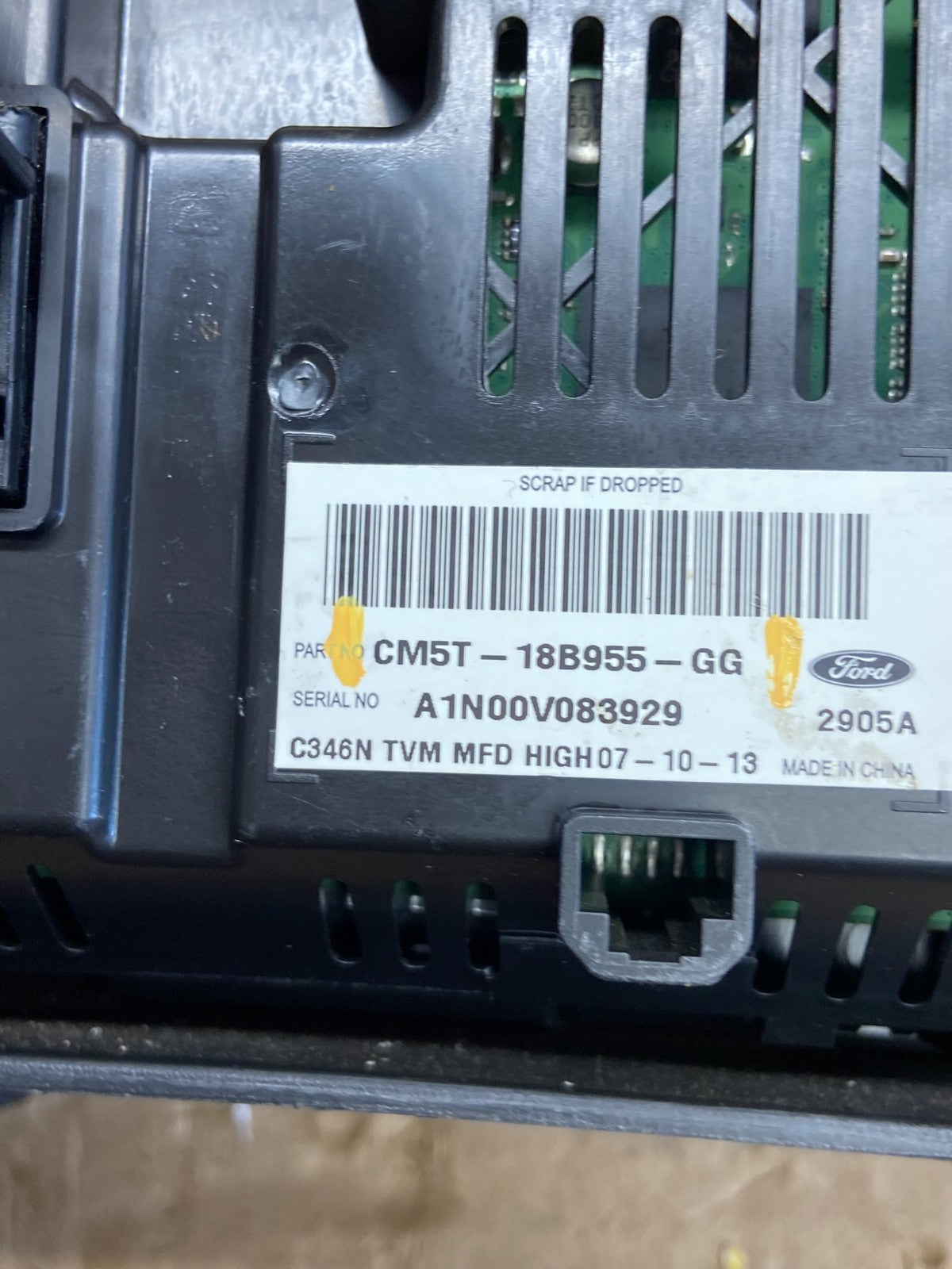 2012 2013 2014 Ford Focus Fusion Radio Screen Receiver AM FM AF2375 DG6