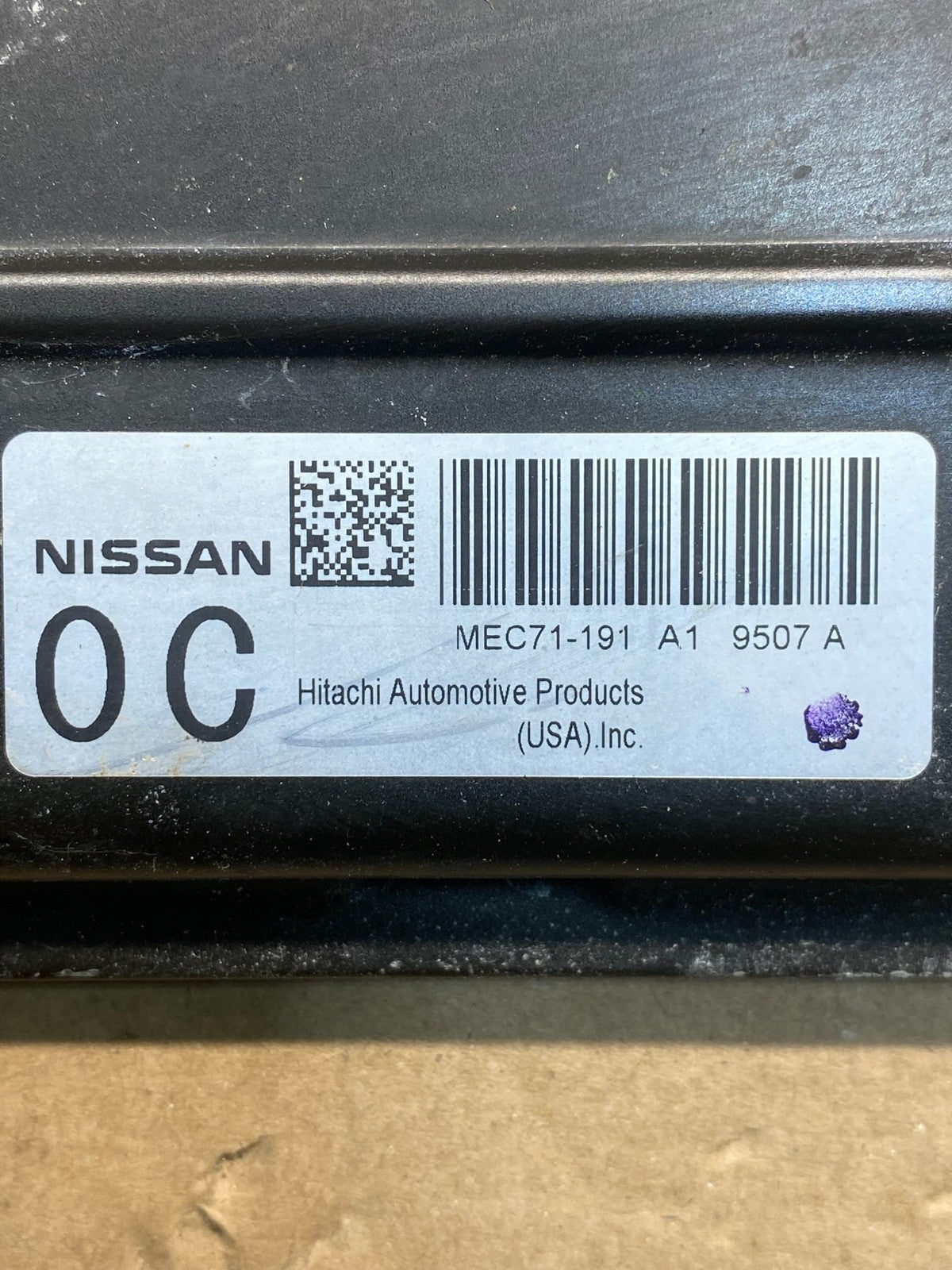 2009 Nissan Frontier Xterra 4.0L Engine Control Unit ECU Module AH3320 DW2