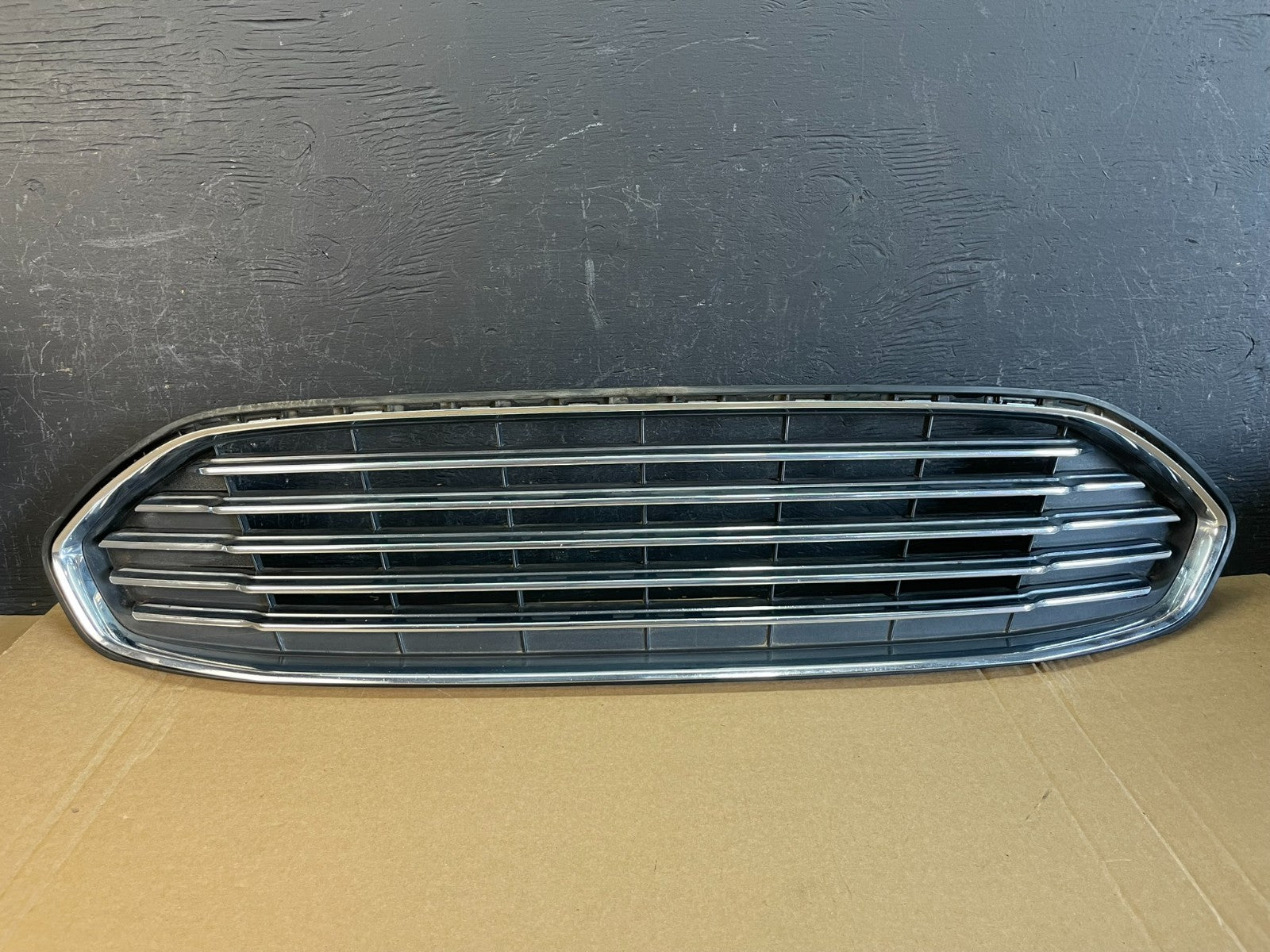 2013 to 2016 Ford Fusion Front Upper Grille Chrome Grill Bumper AC9942 DW0