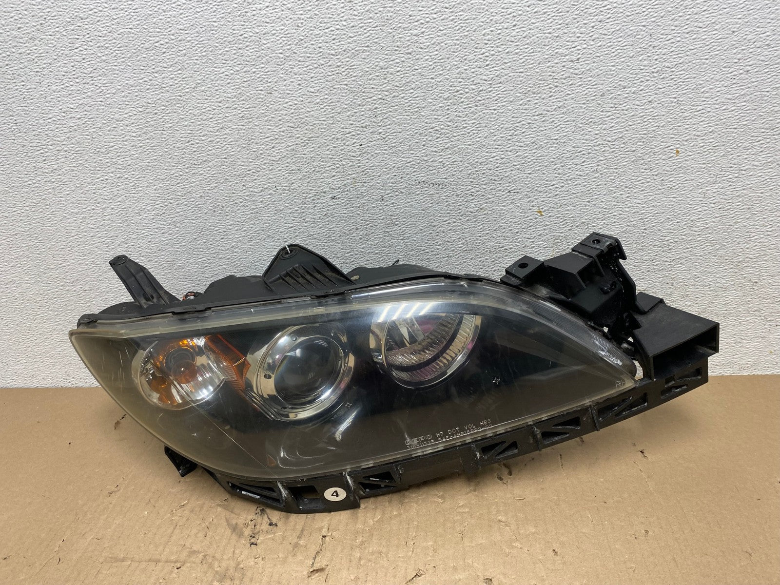 2004 to 2009 Mazda 3 Sedan Right Passenger Rh Side Headlight DEPO AE8801 LK0