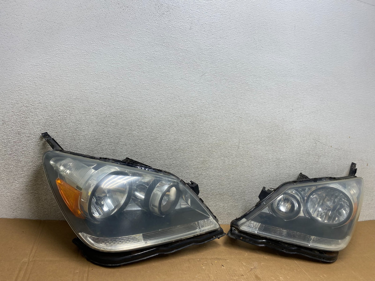 2005 2006 2007 Honda Odyssey Left+Right Set Halogen Headlights V4881 DW2